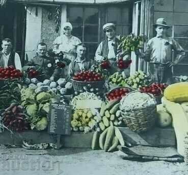 Аукцион БЪЛГАРСКИ ГРАДИНАРИ СТАРА ГОЛЯМА СНИМКА ФОТОГРАФИЯ
