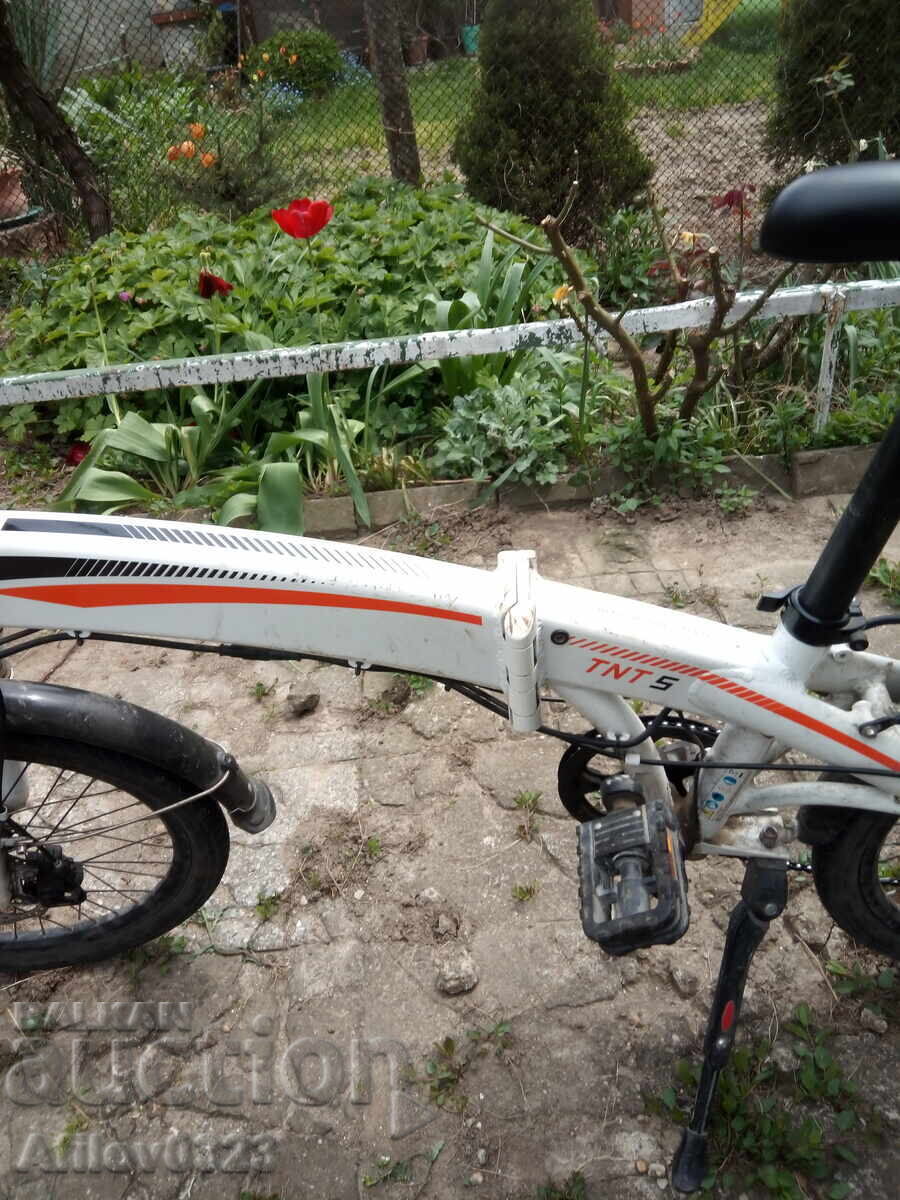 Auction Electric folding bike "TNT 5 - sport geometry" Auction Electric folding bike "TNT 5 - sport geometry"