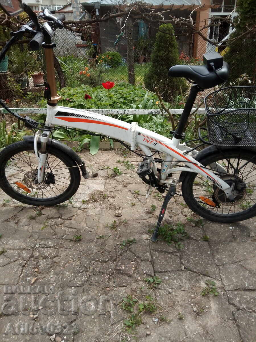 Electric folding bike "TNT 5 - sport geometry" Electric folding bike "TNT 5 - sport geometry"