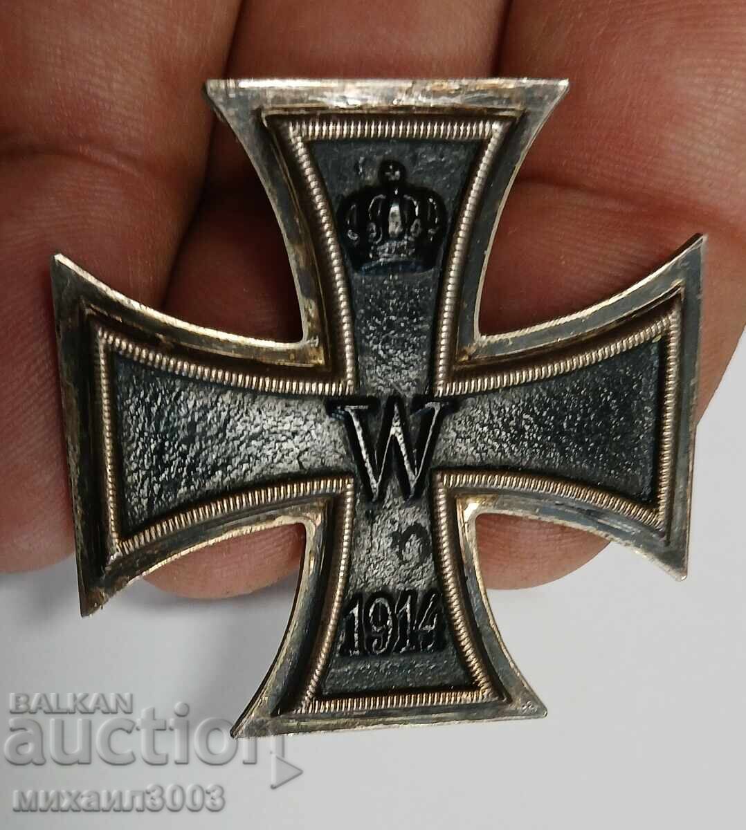 ΓΕΡΜΑΝΙΚΟ ΠΑΡΑΣΗΜΟ ΣΙΔΗΡΟΣ ΣΤΑΥΡΟΣ 1ΗΣ ΤΑΞΗΣ 1914 ΓΝΗΣΙΟ - 6