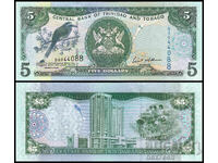 ❤️ ⭐ Τρινιντάντ και Τομπάγκο 2006 5 $ UNC νέο ⭐ ❤️