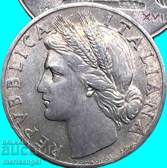 1 Lira 1949 Italy Orange - 7 1 Lira 1949 Italy Orange - 7