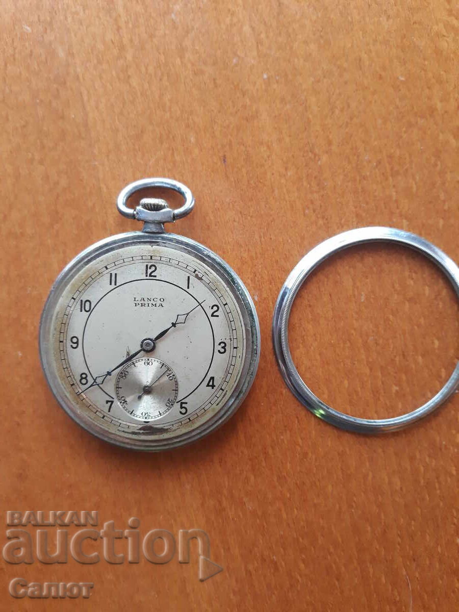Παράδοση Τσέπης ρολόι LANCO PRIMA SWISS