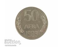 50 leva 1989 - Bulgaria › Republica Populară