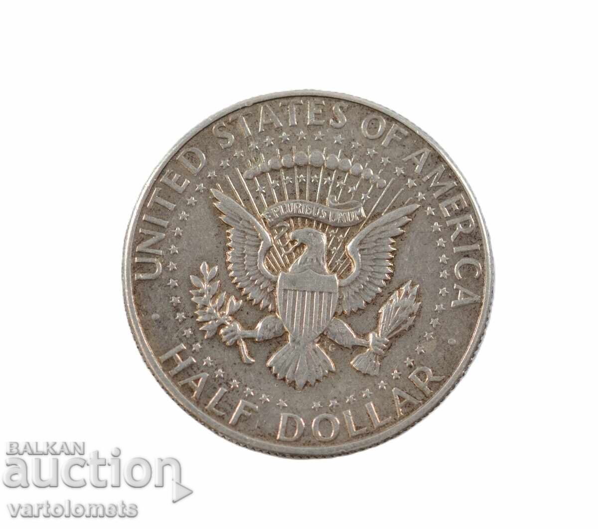 ½ долар  1966 - САЩ  Кенеди Халф долар с цена € 12.00 | 23.47 лв.