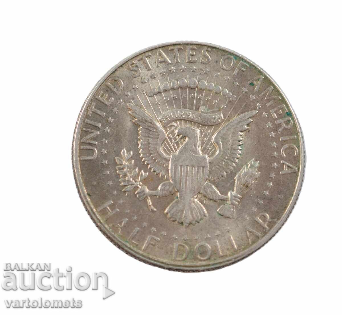 ½ δολάριο 1967 - Μισό δολάριο Kennedy ΗΠΑ με τιμή € 12.00 | 23.47 BGN