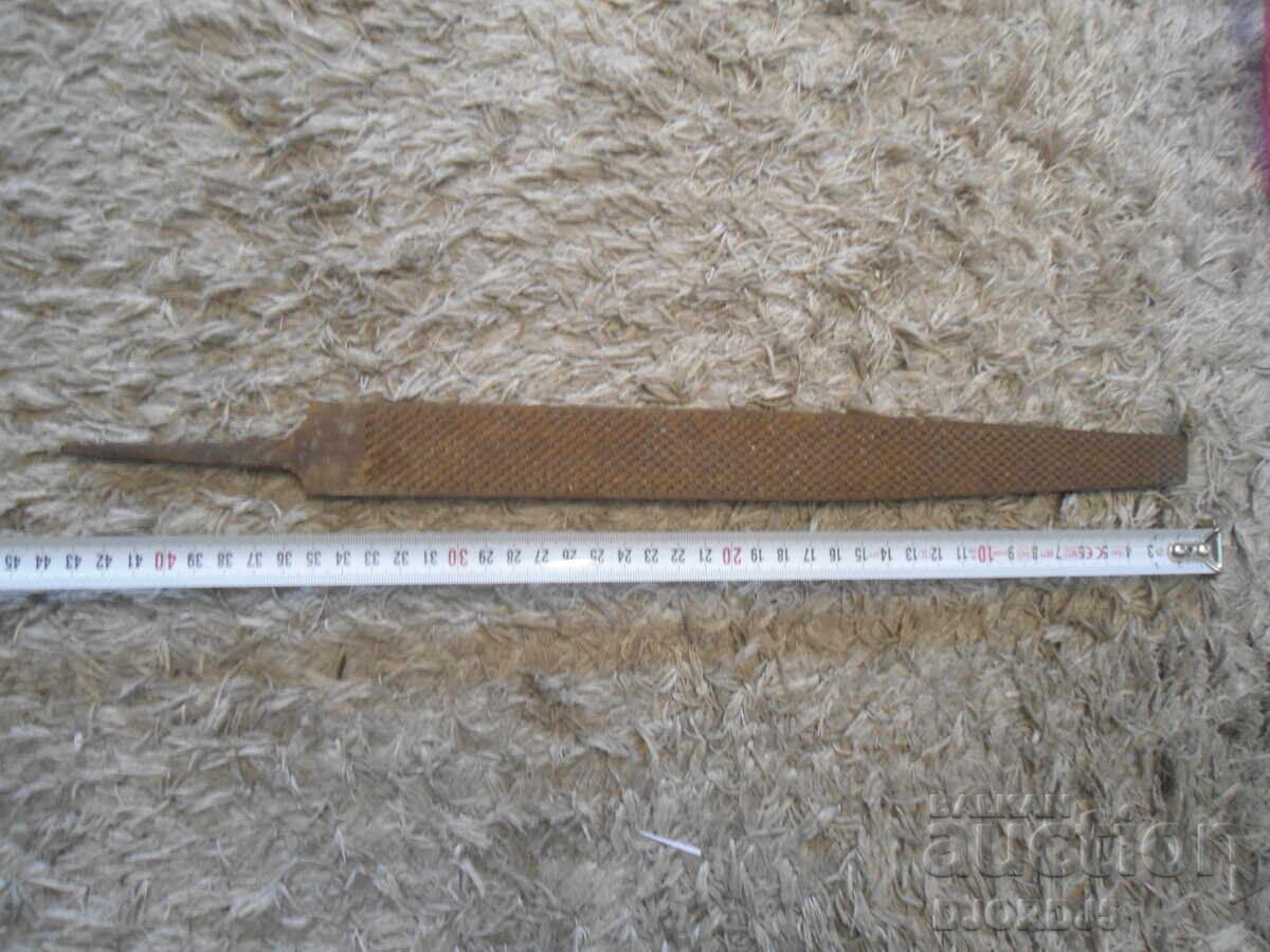 Old carpenter's saw, marking - 7
