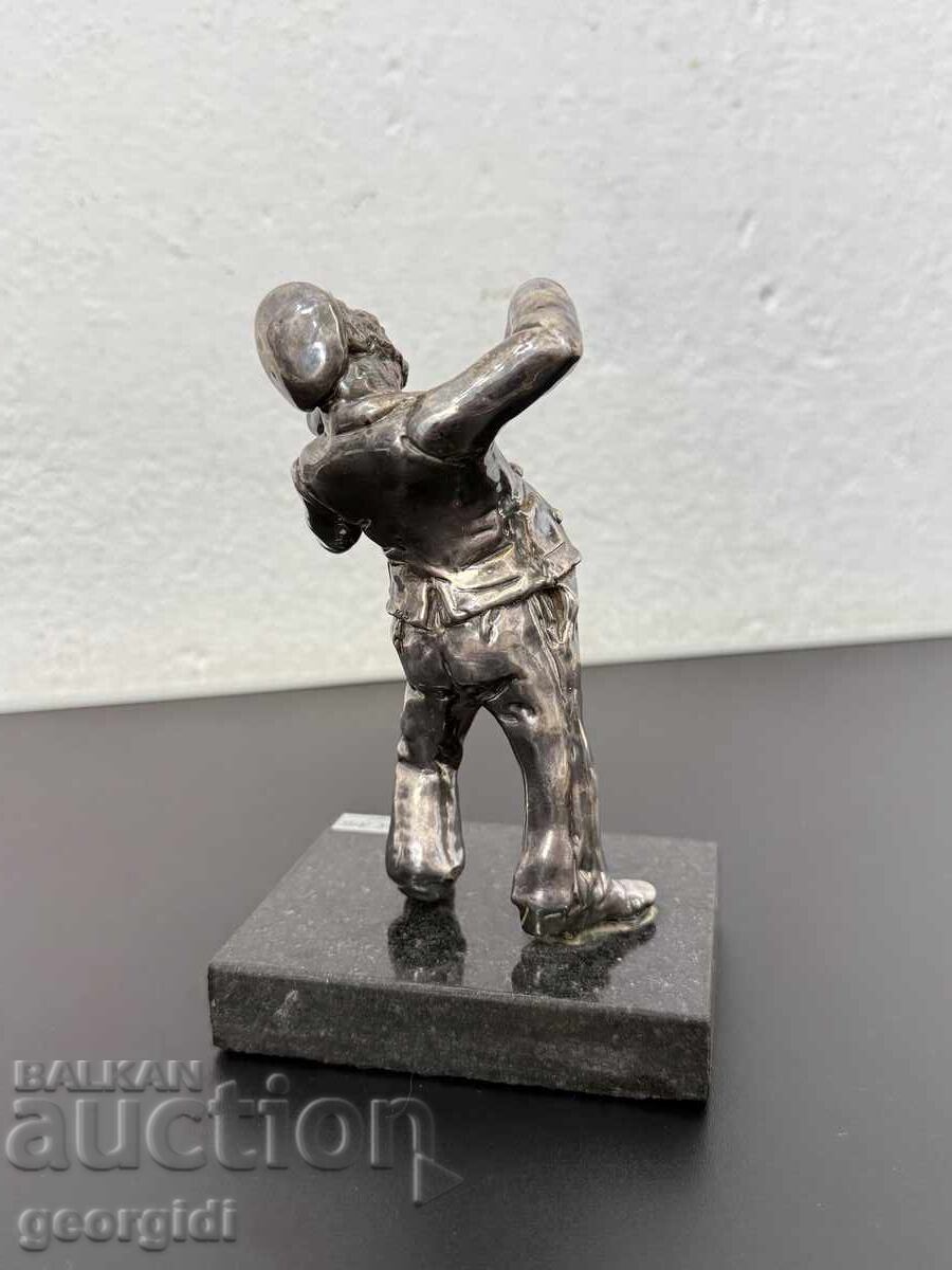 Сребърна фигура на цигулар - Zadok Arts. №8192 - 6