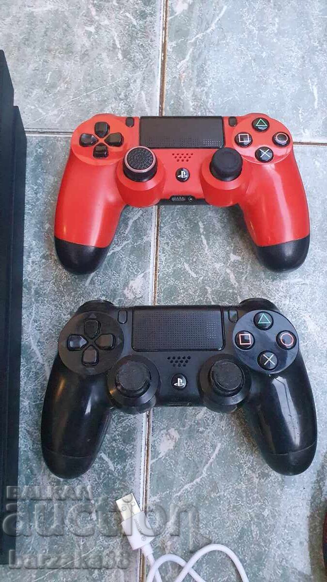 PS4 FAT 500 gb  + 2 джойстика + кабели + игра с цена € 120.00 | 234.70 лв.