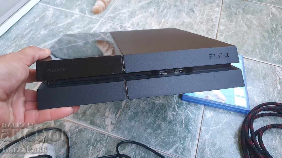 PS4 FAT 500 gb  + 2 джойстика + кабели + игра - 6