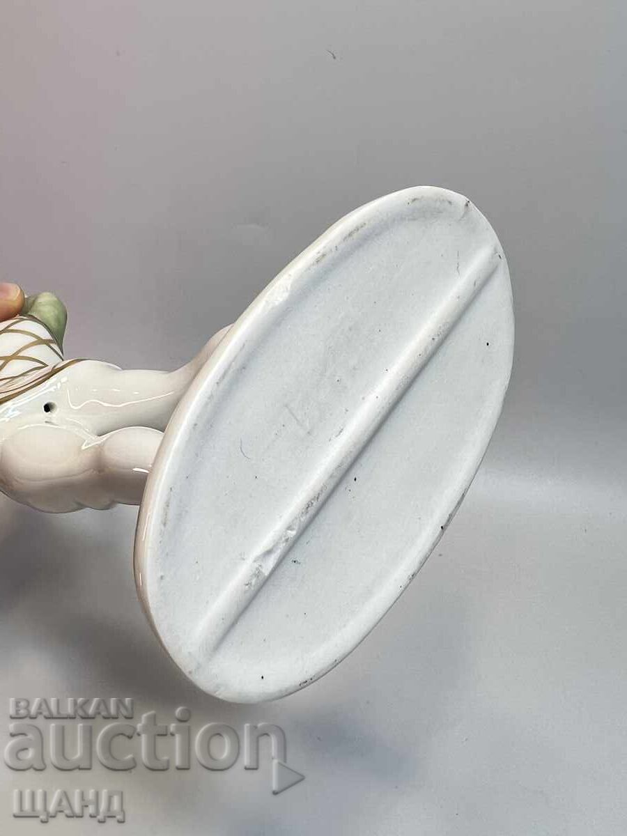 Statuetă veche din porțelan bulgăresc, balet, balerini, porțelan - 5