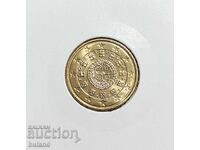 Португалия UNC Евромонета 10 Цента 2002 Euro Cent Portugal