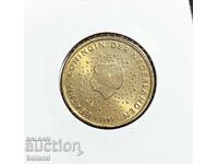 Нидерландия UNC Евромонета 50 Цента 1999 Euro Cent Холандия