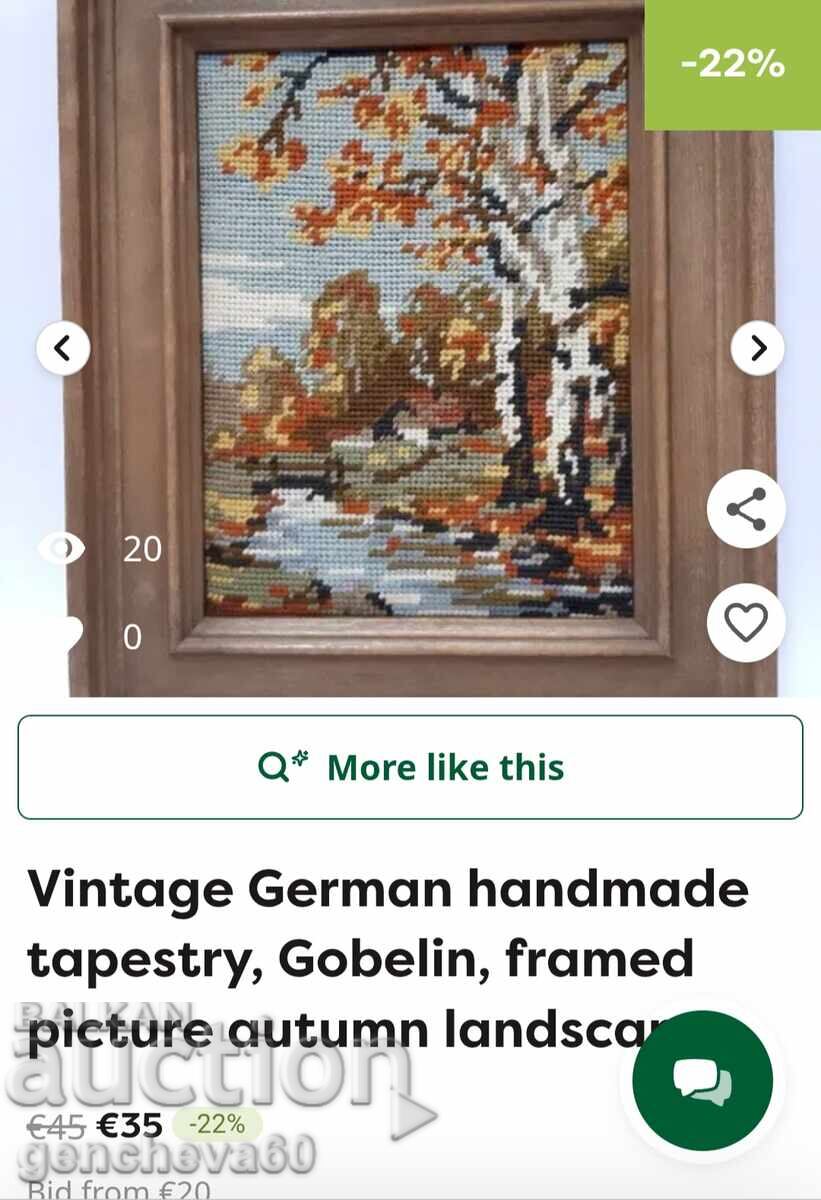 Goblen vintage peisaj de toamnă - 7 Goblen vintage peisaj de toamnă - 7