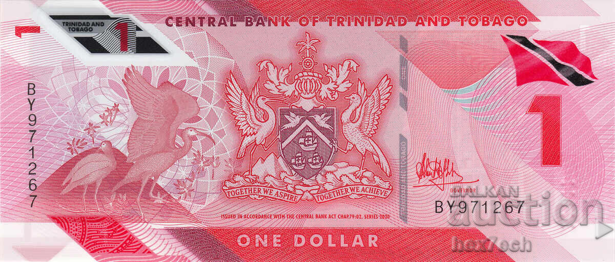⭐ ⭐ Trinidad and Tobago 2020 1 dollar polymer UNC new ⭐ ❤️ with price € 1.49 | 2.91 BGN ⭐ ⭐ Trinidad and Tobago 2020 1 dollar polymer UNC new ⭐ ❤️ with price € 1.49 | 2.91 BGN