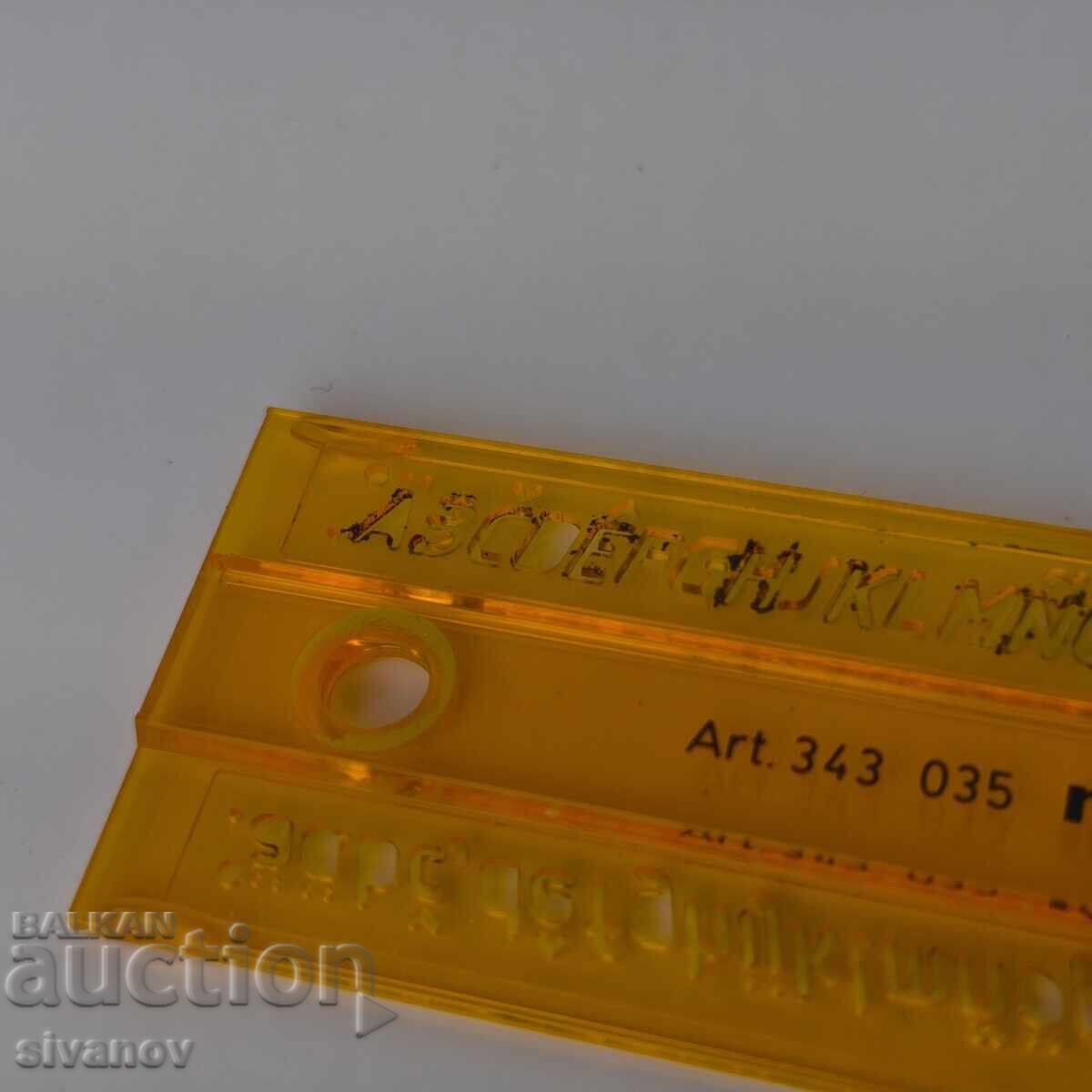 Rotring ISO DIN technical drawing template set #6393 - 6