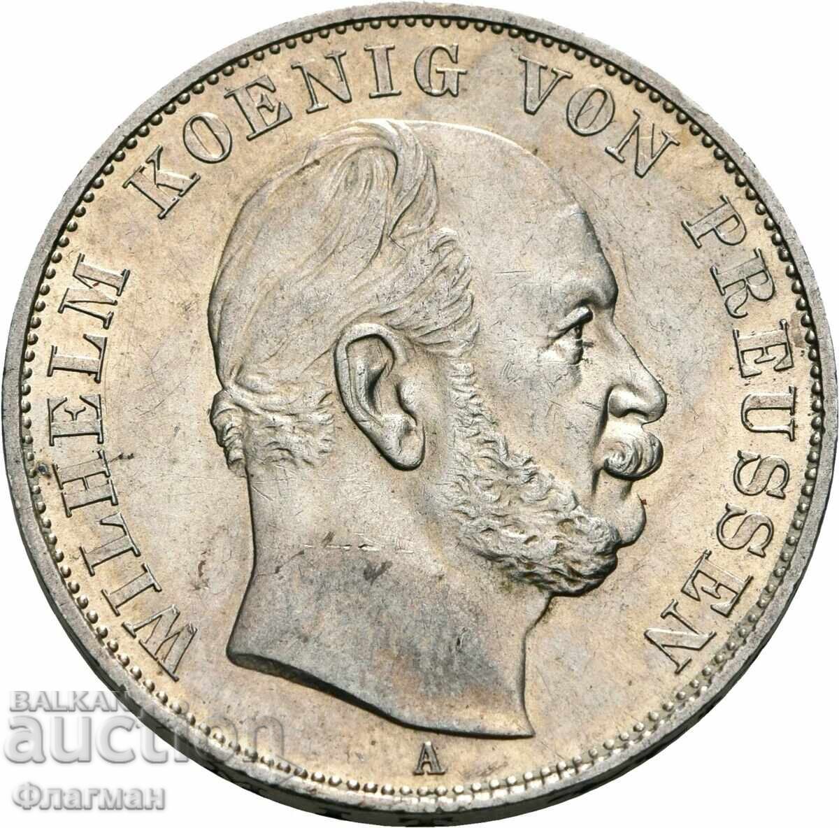 Прусия 1 Талер 1871-А, Вилхелм I, aUNC