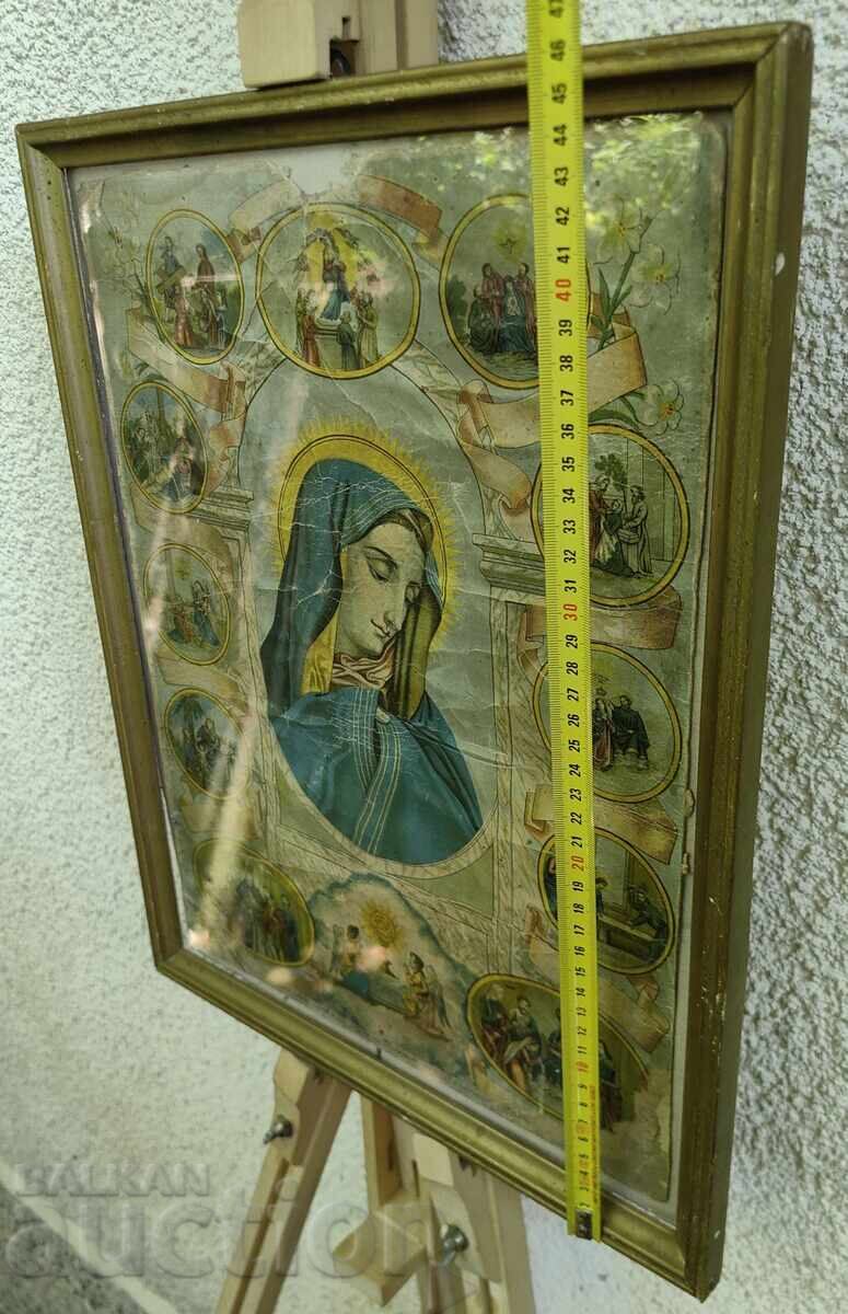 LITOGRAFIE ÎNRĂMATĂ ICONIȚĂ RAMĂ - 5 LITOGRAFIE ÎNRĂMATĂ ICONIȚĂ RAMĂ - 5
