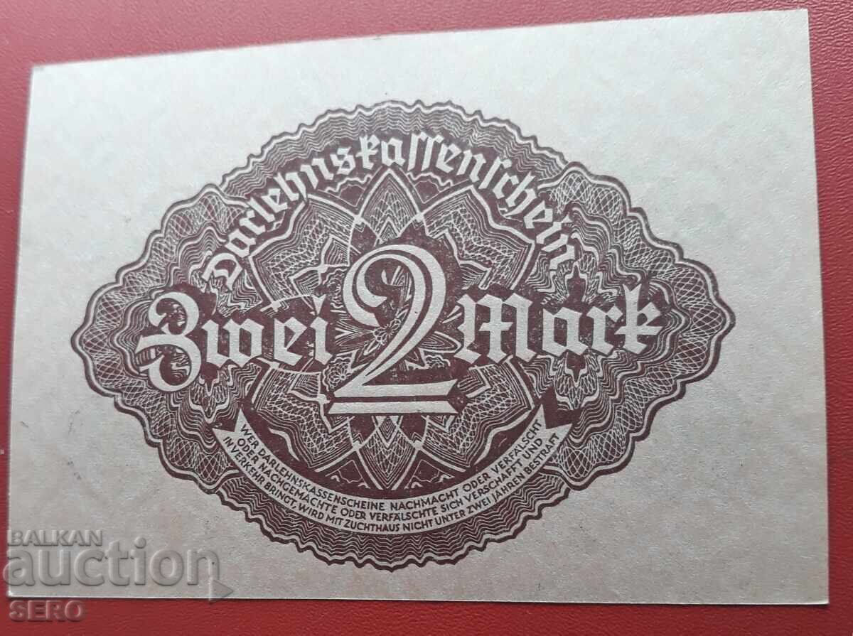 Банкнота-Германия-2 марки 1922 с цена € 2.01 | 3.93 лв.