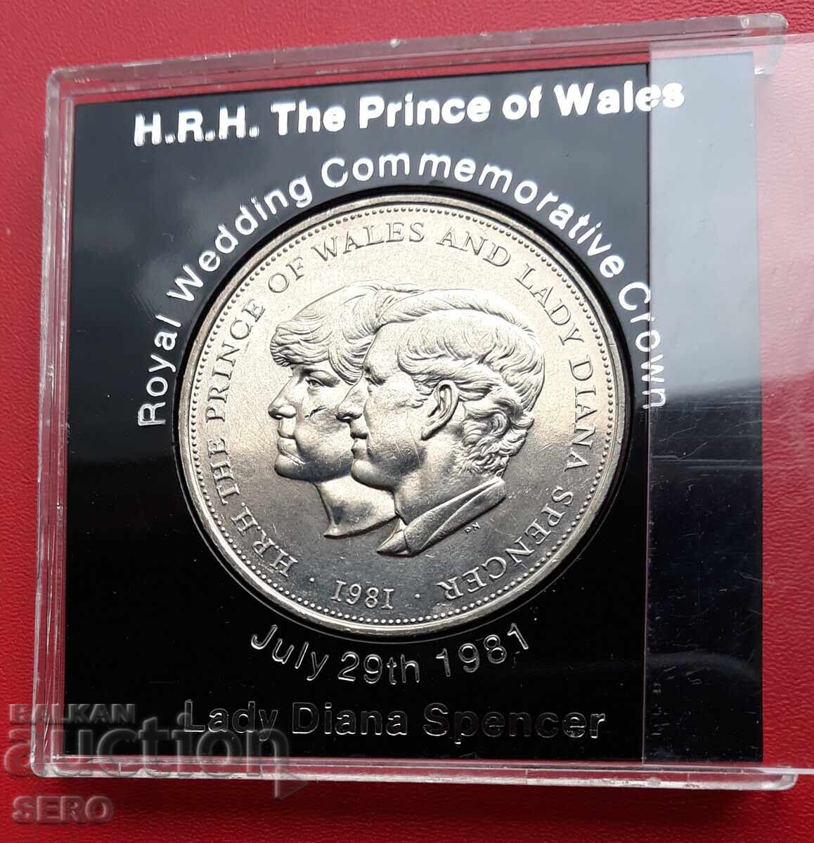 UK - 25 Pence 1981 - Charles and Diana Wedding