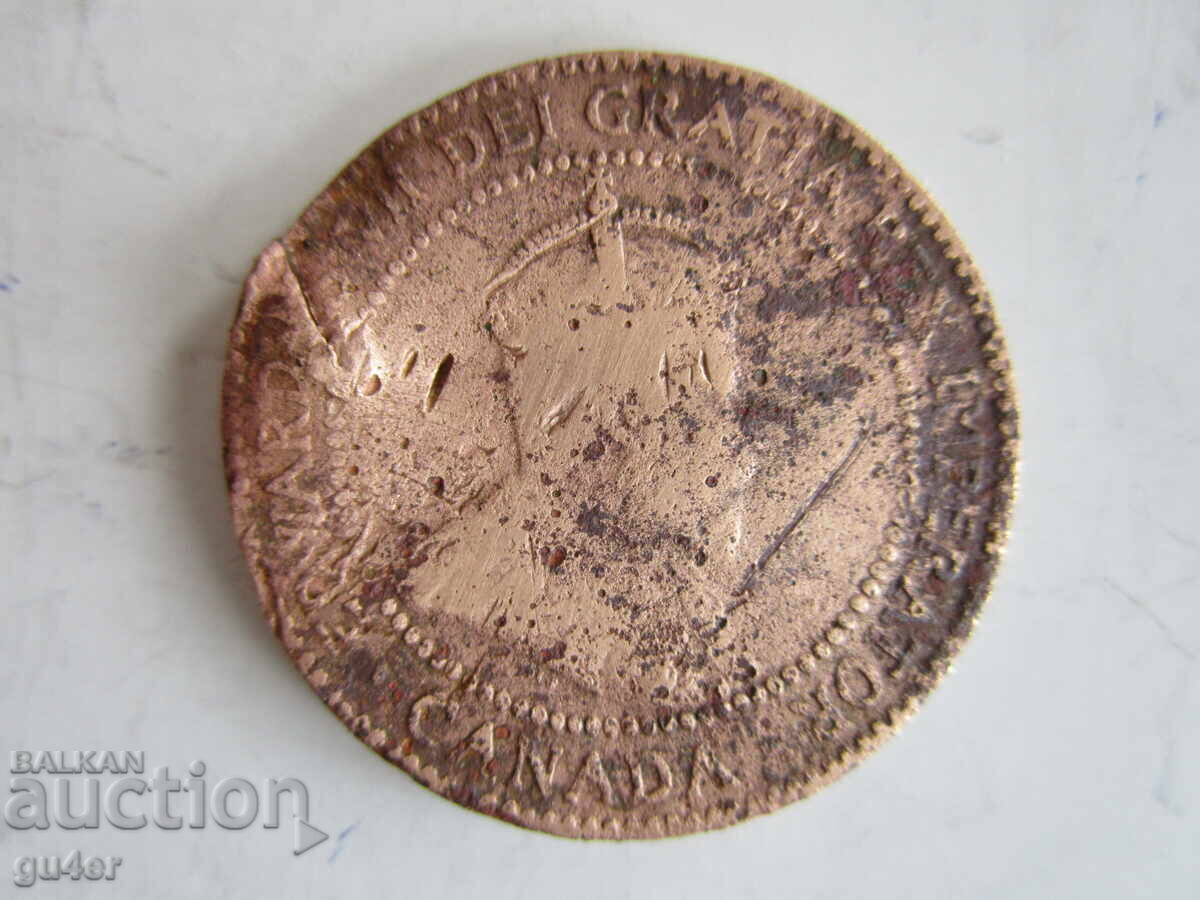 BZC❌❌CANADA, 1 CENT 1910, RARE COIN/ORIGINAL❌❌BZC with price € 0.01 | 0.02 BGN