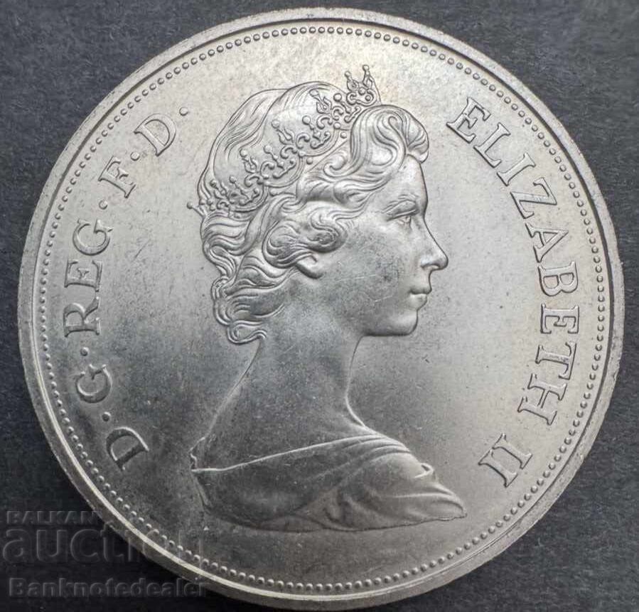Μεγάλη Βρετανία Αγγλία Crown 25 Pence 1972 Βασίλισσα Ελισάβετ Β' Νο 2 με τιμή € 4.00 | 7.82 BGN