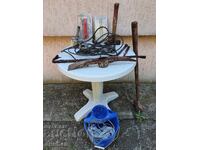 Set de unelte, frânghii și găleată