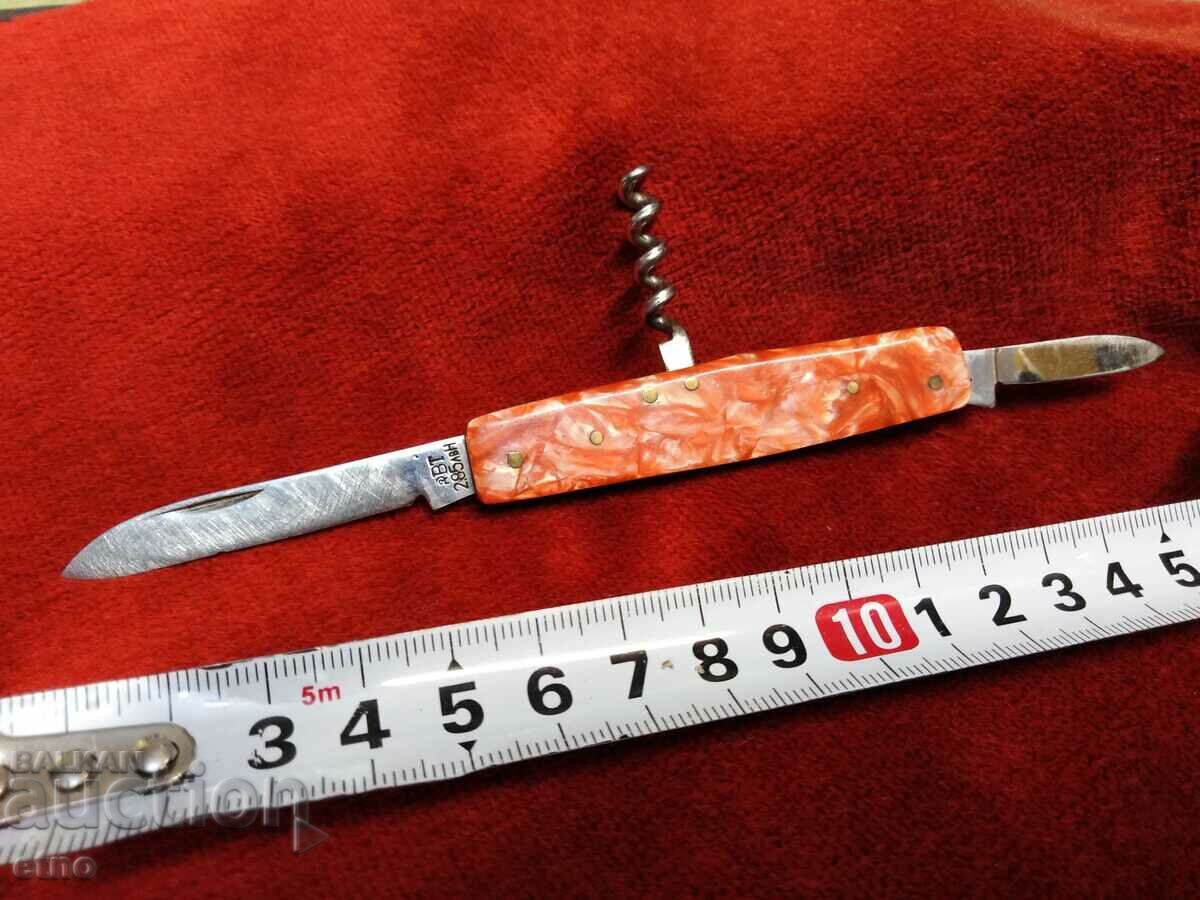 OLD BULGARIAN POCKET KNIFE - VELIKO TARNOVO
