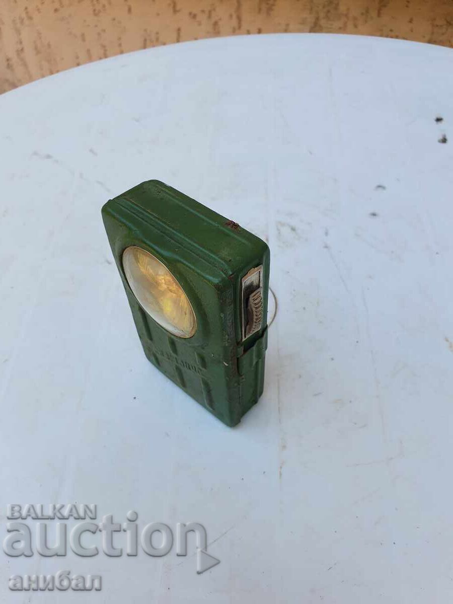 Delivery of Vintage socialist flashlight