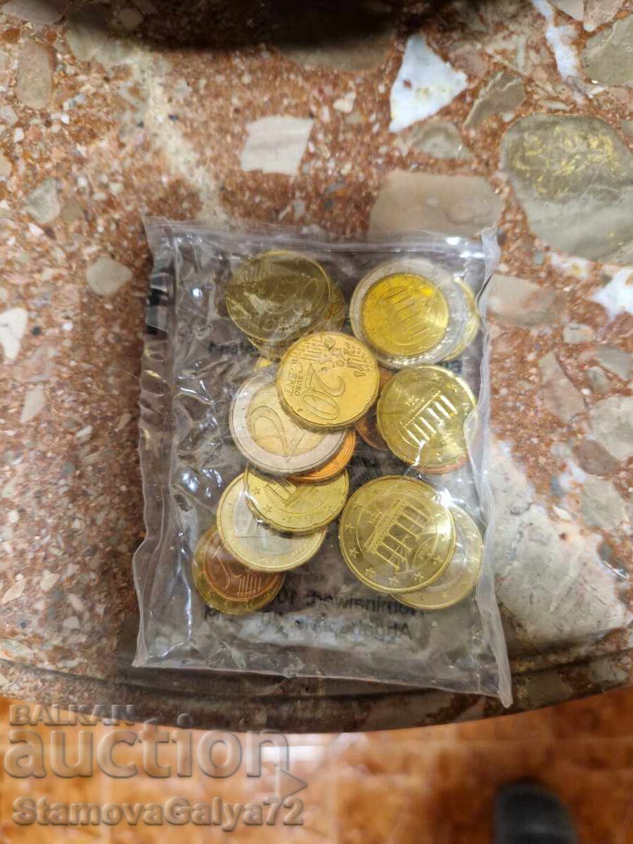Livrarea Set de început monede euro germane din 2002 Livrarea Set de început monede euro germane din 2002