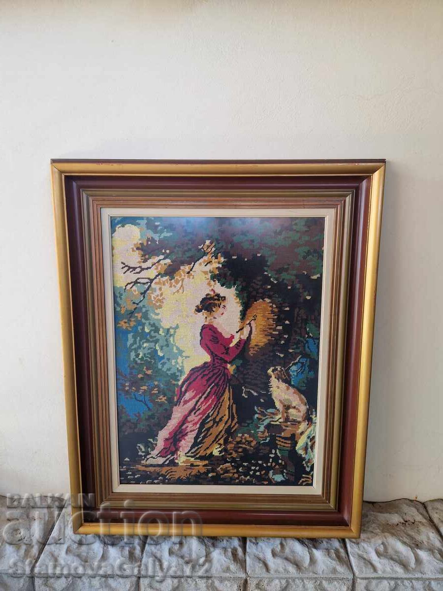 O tapiserie mare olandeză antică O tapiserie mare olandeză antică