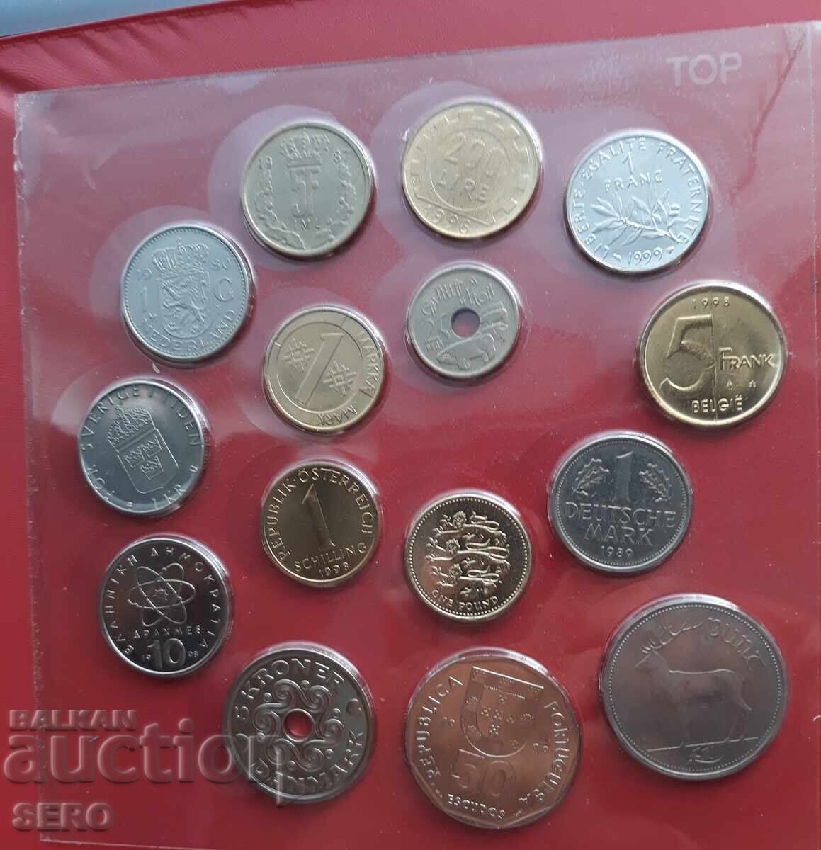 Европейски съюз СЕТ но само монетите без опаковката
