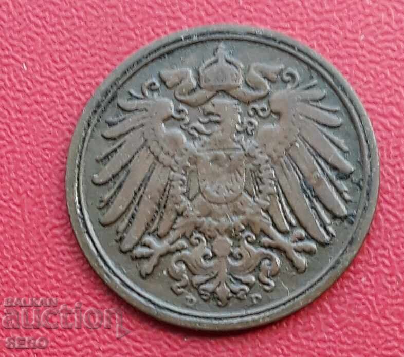 Германия-1 пфениг 1890 D-Мюнхен с цена € 1.00 | 1.96 лв. Германия-1 пфениг 1890 D-Мюнхен с цена € 1.00 | 1.96 лв.