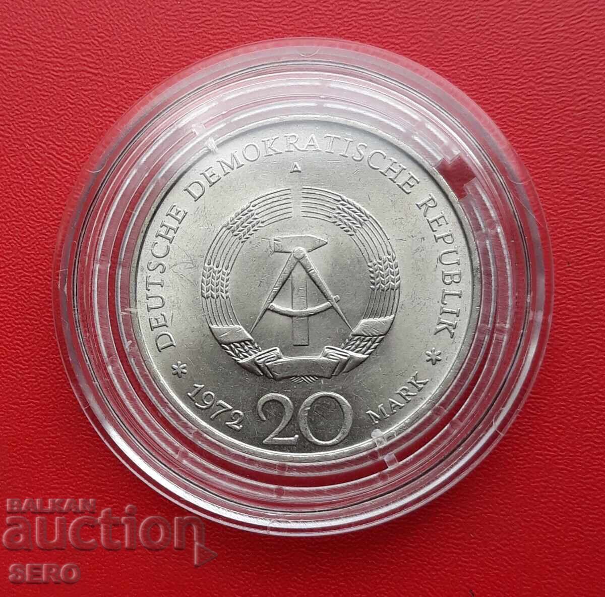 Germany-GDR-20 Mark 1972-colored-locomotive with price € 5.01 | 9.80 BGN