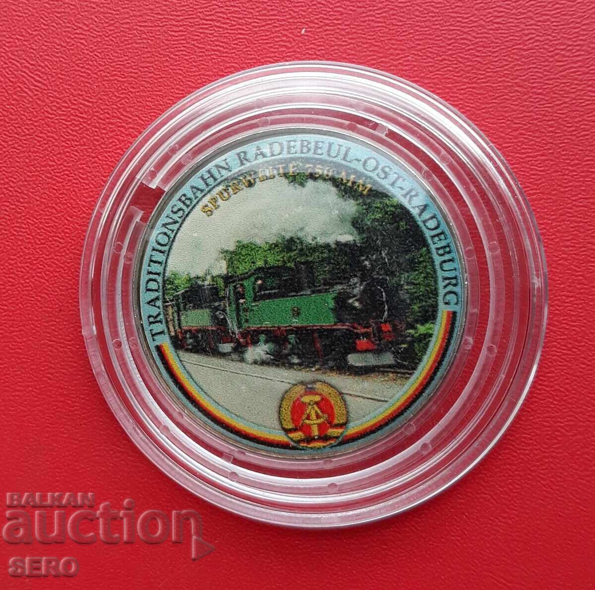 Germany-GDR-20 Mark 1972-colored-locomotive
