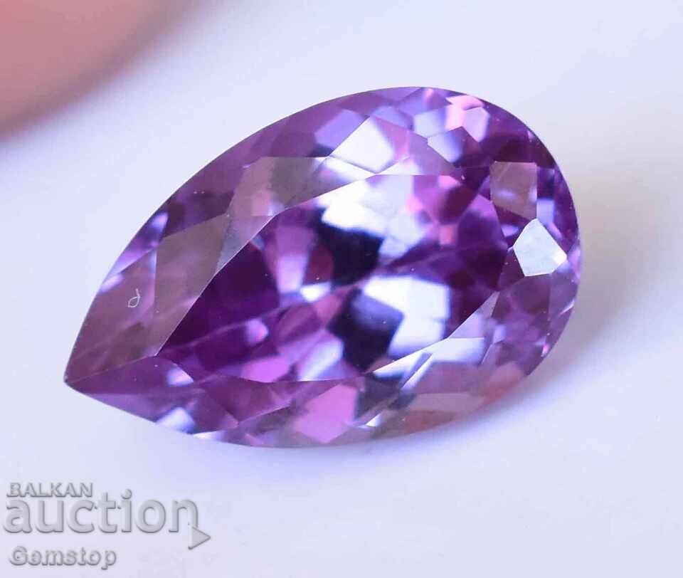 Delivery of NO RESERVE! 3.95 ct. natural alexandrite pear AGSL cert. from $1!