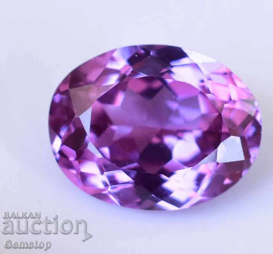 Livrarea PREȚ DE START! 5.80 ct. kunzit natural oval, cert. OMGTL, de la 1 leu!