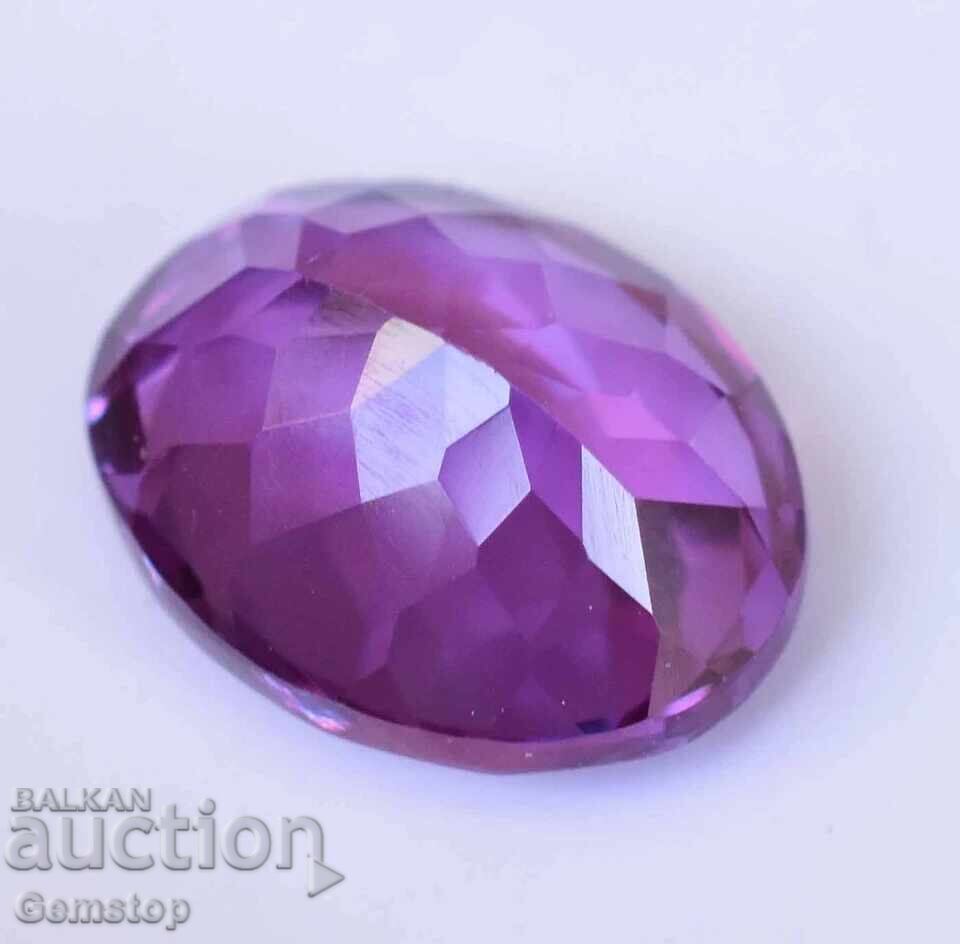 PREȚ DE START! 5.80 ct. kunzit natural oval, cert. OMGTL, de la 1 leu! - 5