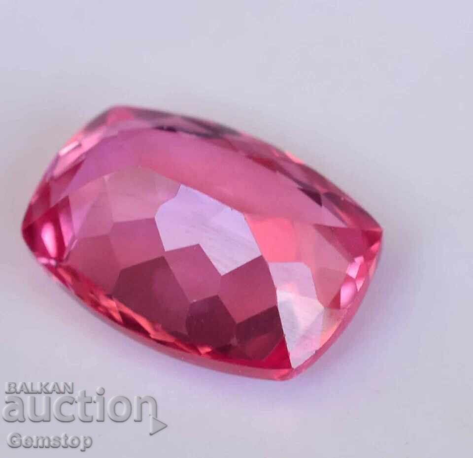 PREȚ DE START! Morganit natural de 5.70 ct, tăietură cushion, certificat AGSL, de la 1 leu! - 6