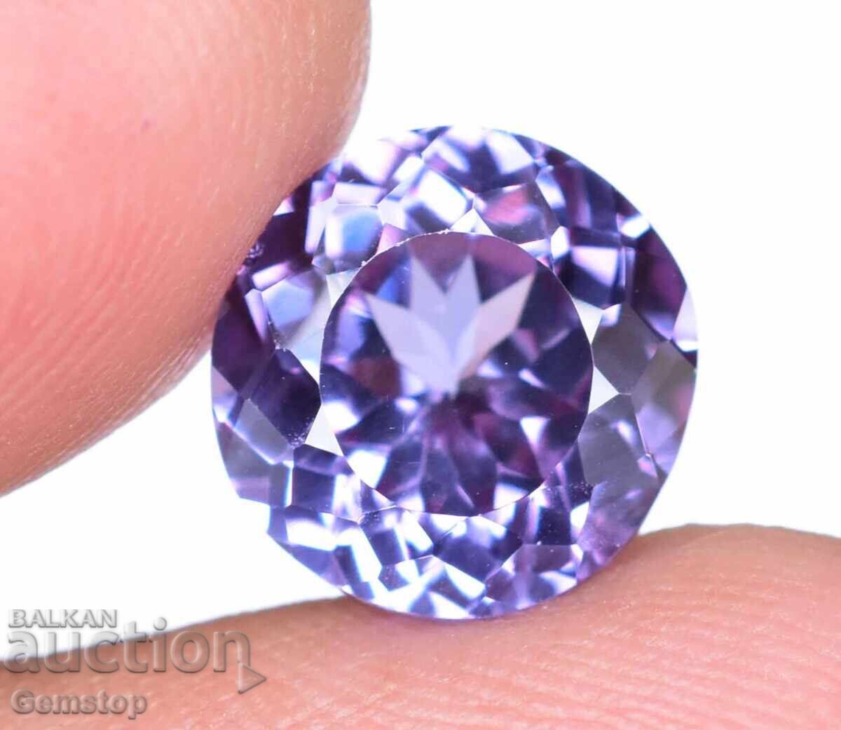 Auction  BZC! 5.95 ct natural musgravite round cert. AGSL from 1 ct!