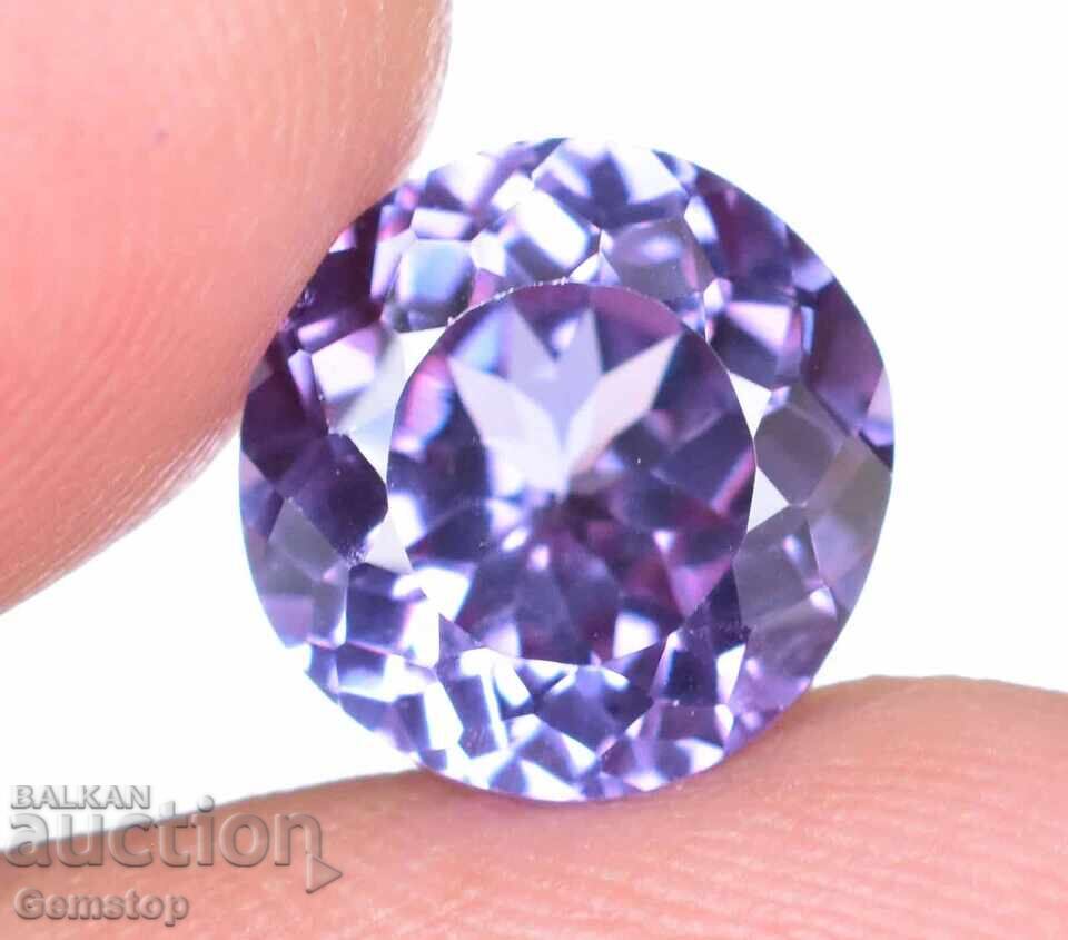 BZC! 5.95 ct natural musgravite round cert. AGSL from 1 ct!