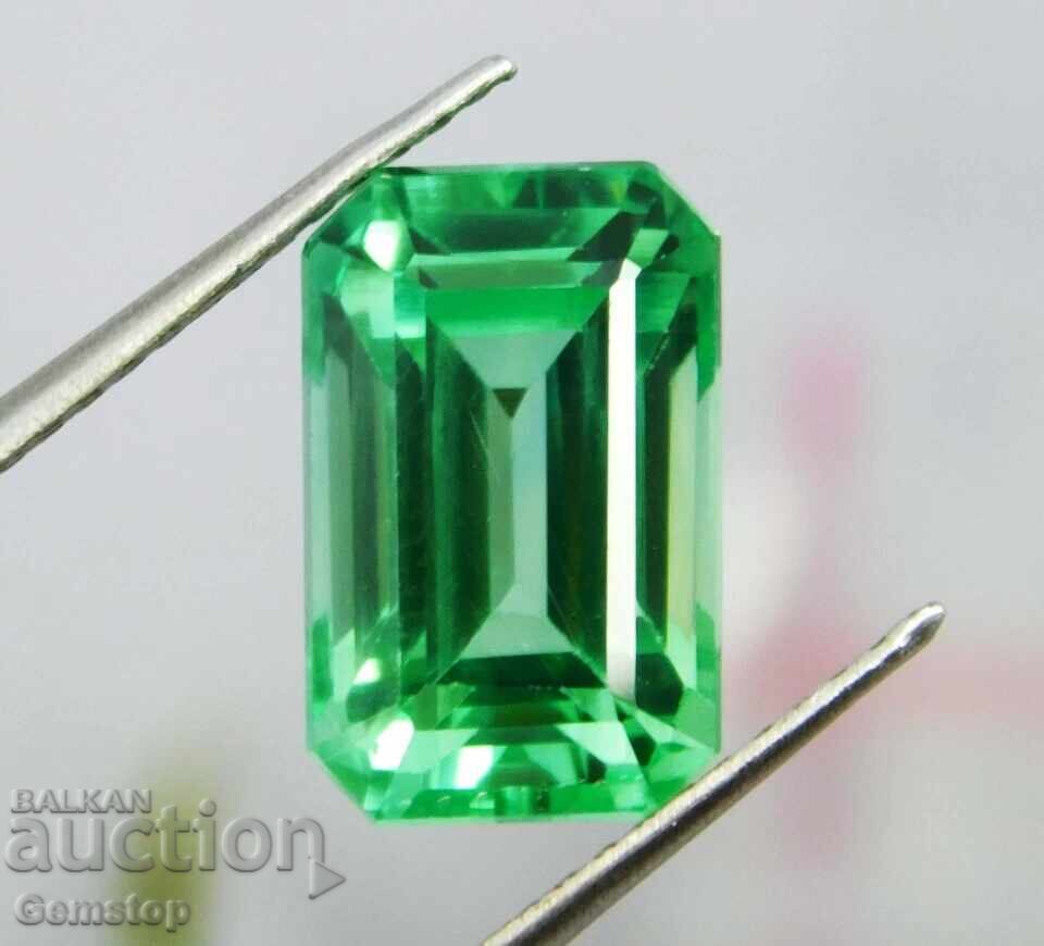 BZC! 10.50 ct natural sapphire emerald cut! with price € 1.60 | 3.13 BGN