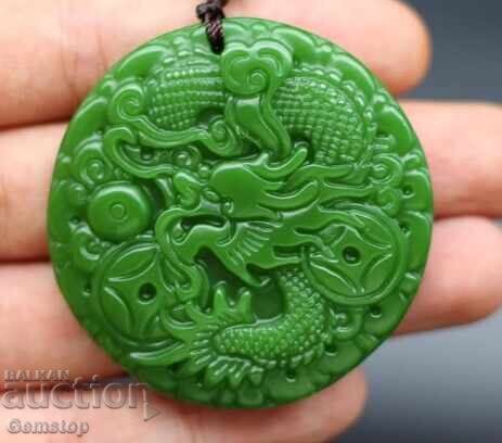 BZC! 310 pcs natural jade dragon pendant from 1lv!