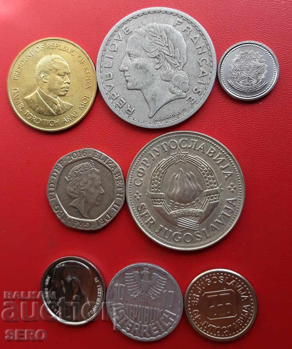 Mixed lot of 8 coins with price € 0.51 | 1.00 BGN