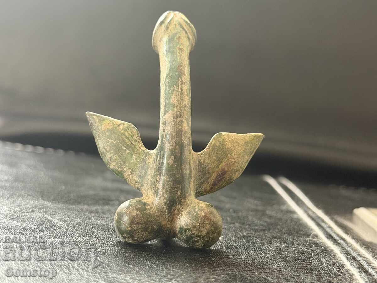 Delivery of NR! 35g stylized antique bronze figure, starting from 1 BGN!