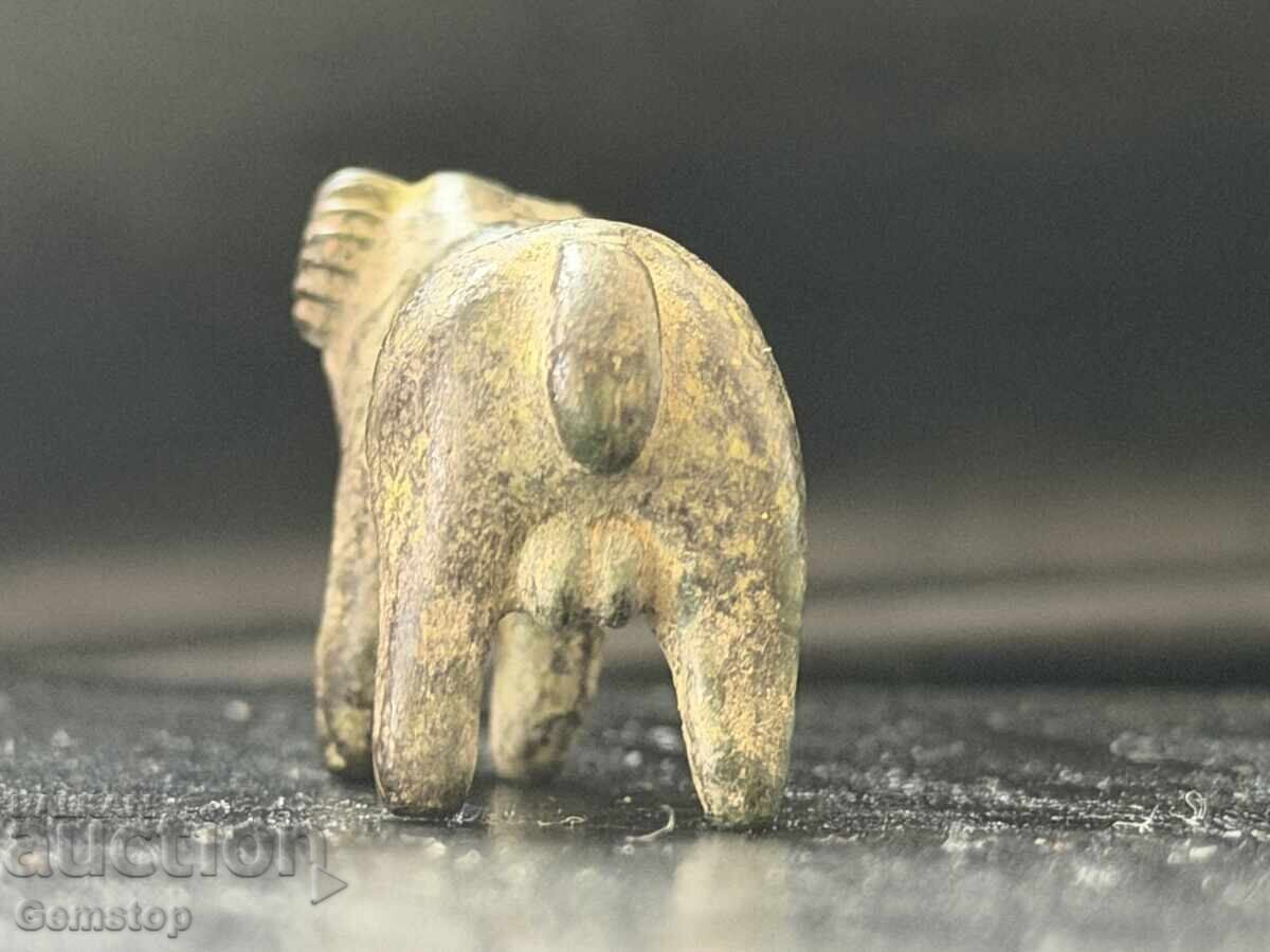 BZC! 48g stylized bronze ram figurine from the 1st century! - 5