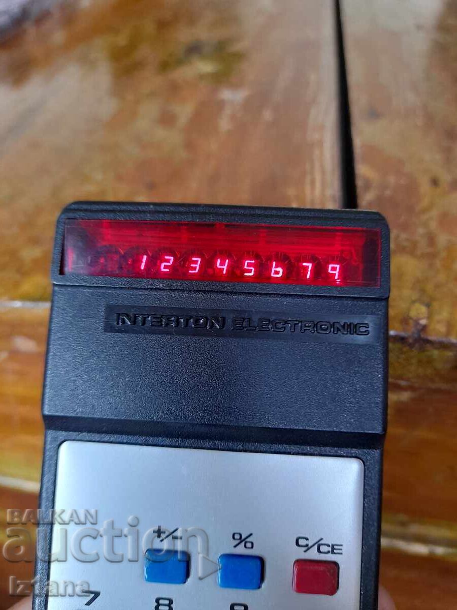 Стар калкулатор Interton Electronic - 6 Стар калкулатор Interton Electronic - 6