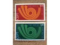 Norvegia - Timbre Europa/Europa CEPT (1973) - MNH