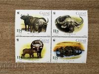 Гвинея-Бисау - WWF - Кафърски бивол (2002) MNH