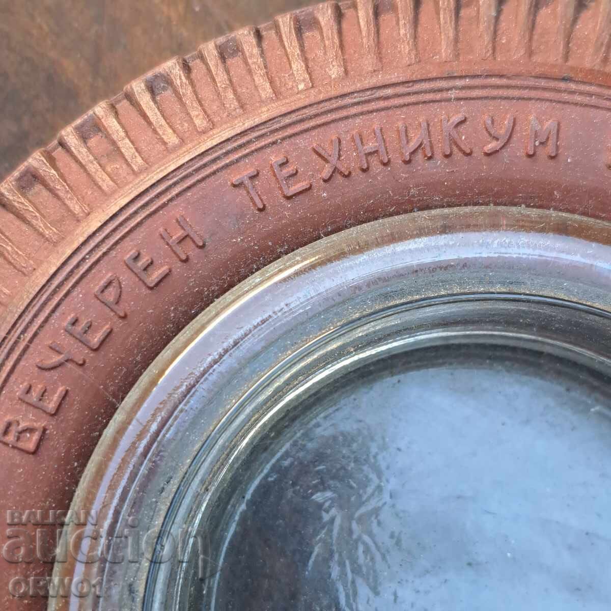 Evening Technical School of Energy Sofia ashtray tire with price € 20.00 | 39.12 BGN